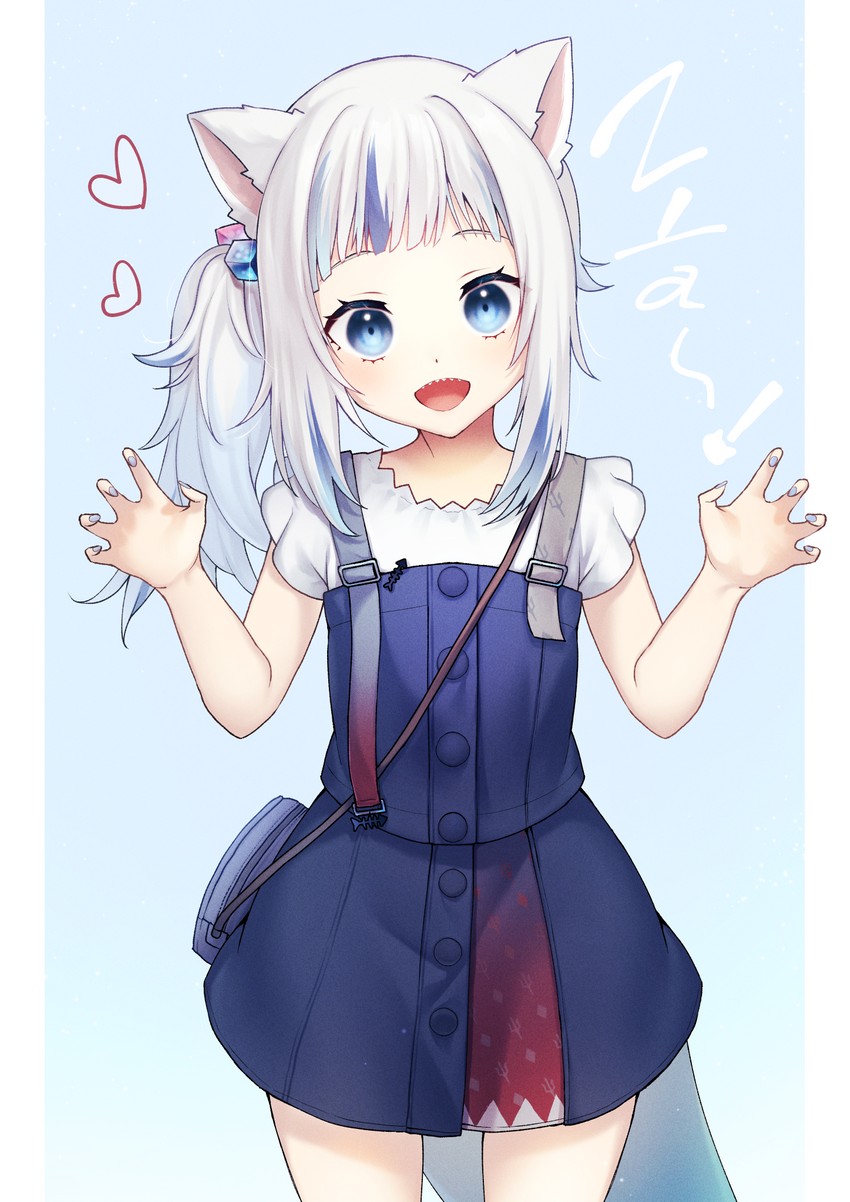 gawr gura (hololive and 1 more) drawn by noko
