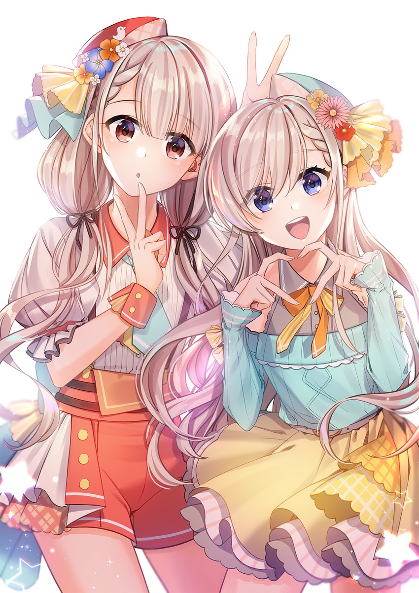 hisakawa hayate and hisakawa nagi (idolmaster and 2 more) drawn by kiwi_(pixiv6429539)
