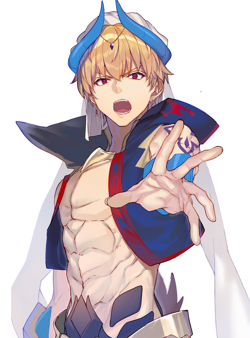 gilgamesh (fate and 1 more) drawn by tsukudani_(ore624)