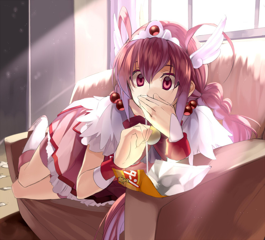 hoshizora miyuki and cure happy (precure and 1 more) drawn by kabocha_(monkey4)