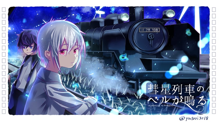 mafumafu and soraru (indie utaite and 1 more) drawn by yutori3218
