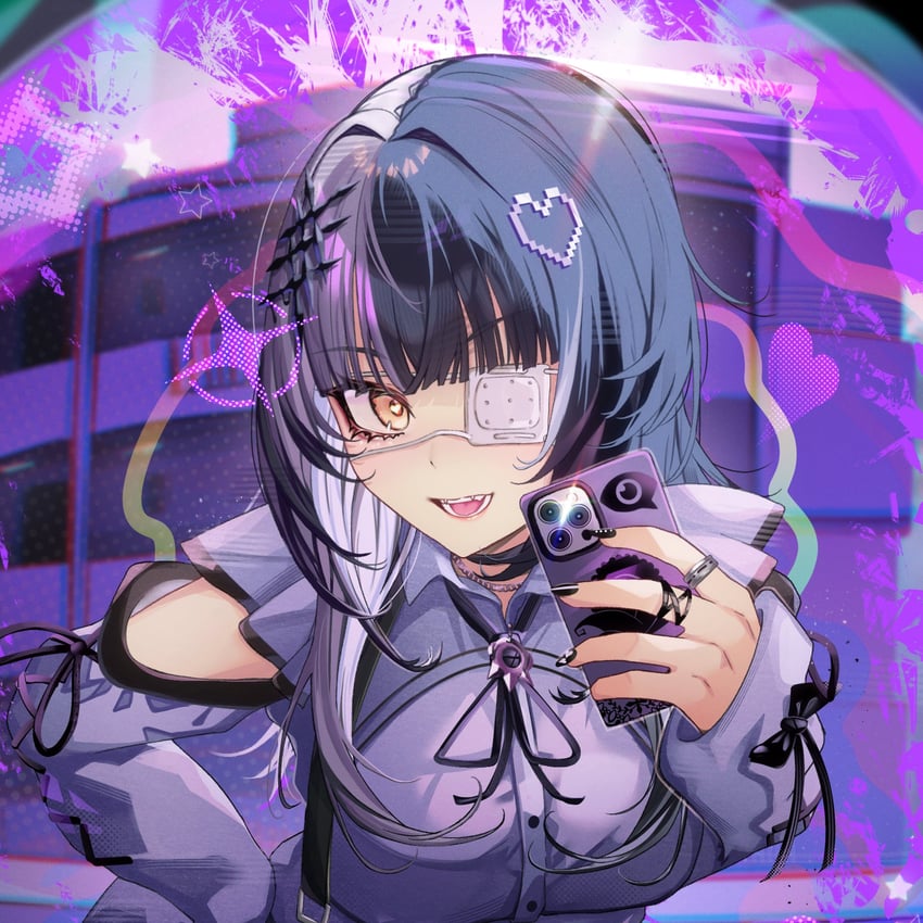 shiori novella (hololive and 1 more) drawn by higeji_(higeji404)