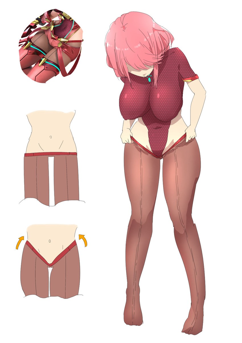 pyra (xenoblade chronicles and 2 more) drawn by tavn
