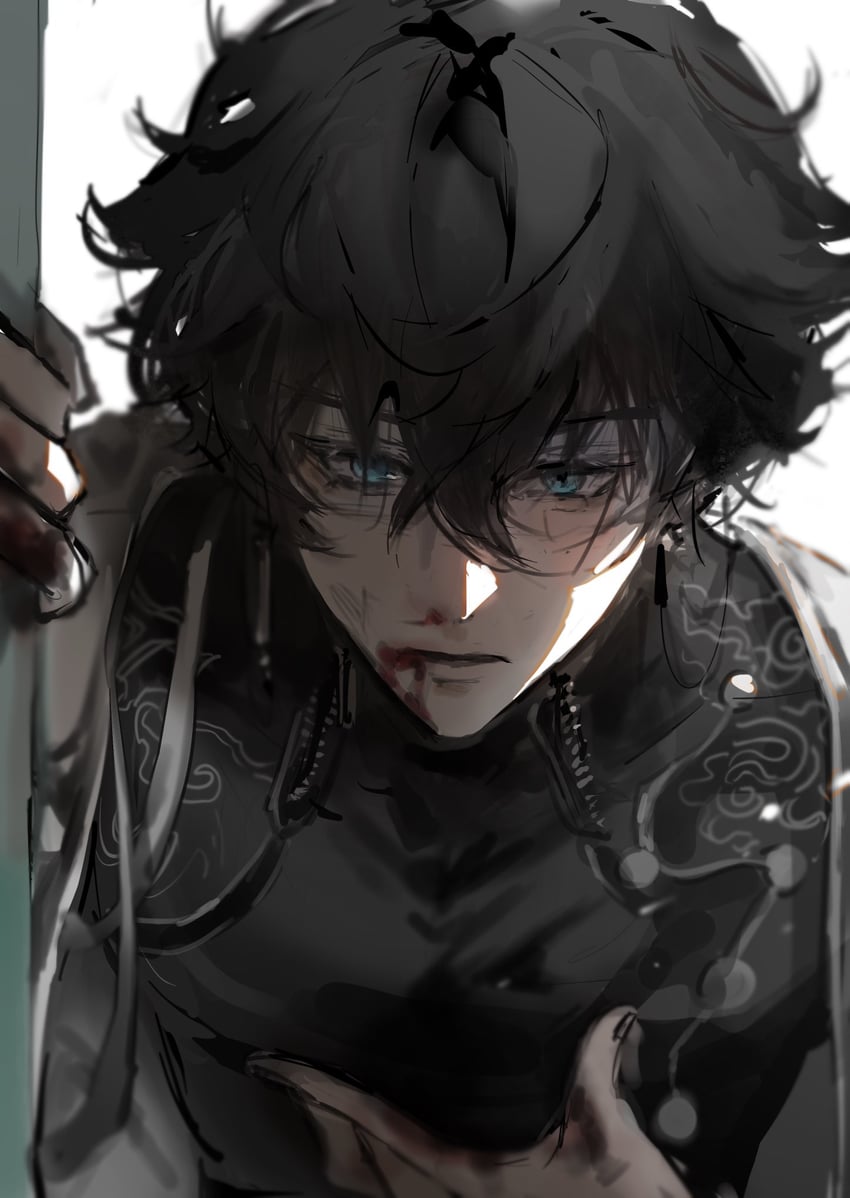 dan heng (honkai and 1 more) drawn by msao