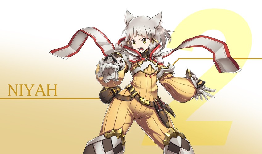 nia (xenoblade chronicles and 1 more) drawn by felice_qaddaf