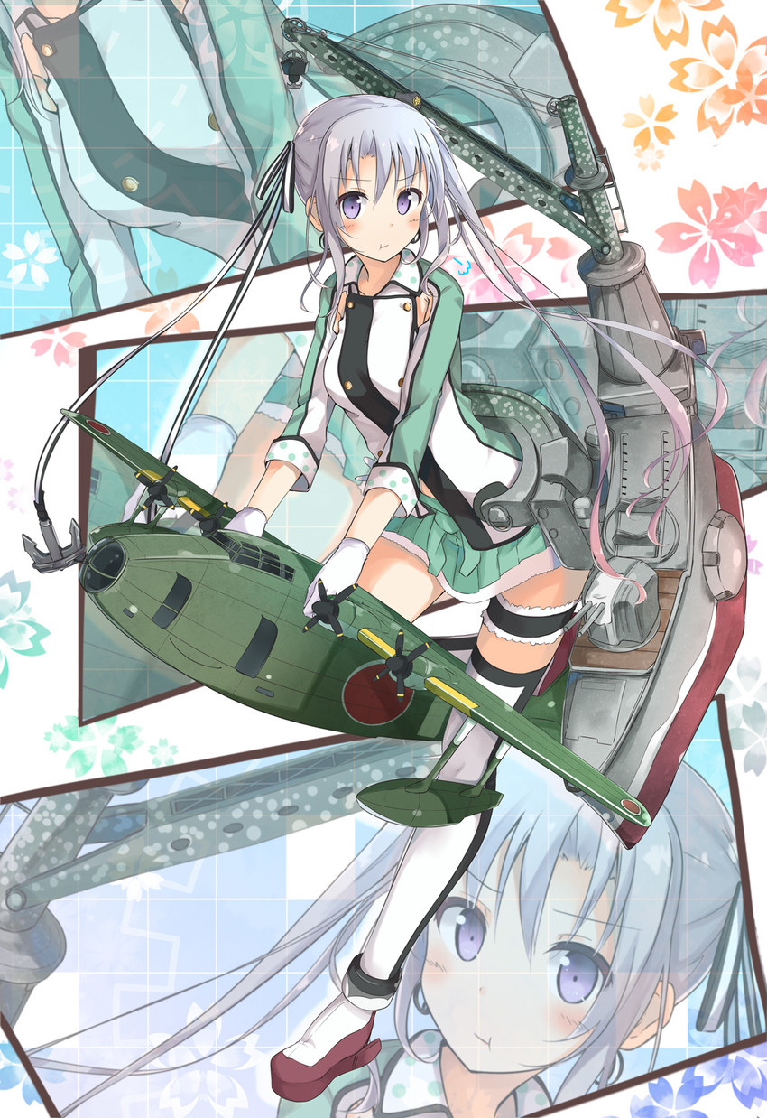 akitsushima and nishikitaitei-chan (kantai collection) drawn by sasahara_wakaba