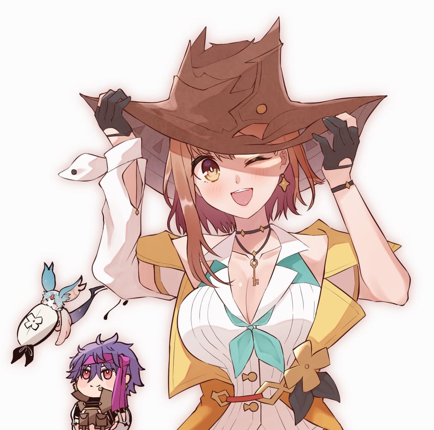 reisalin stout, fi, and clifford diswell (atelier and 2 more) drawn by kaninoko