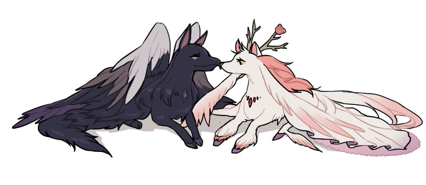 akemi homura, kaname madoka, ultimate madoka, and akuma homura (mahou shoujo madoka magica and 1 more) drawn by kennymoney