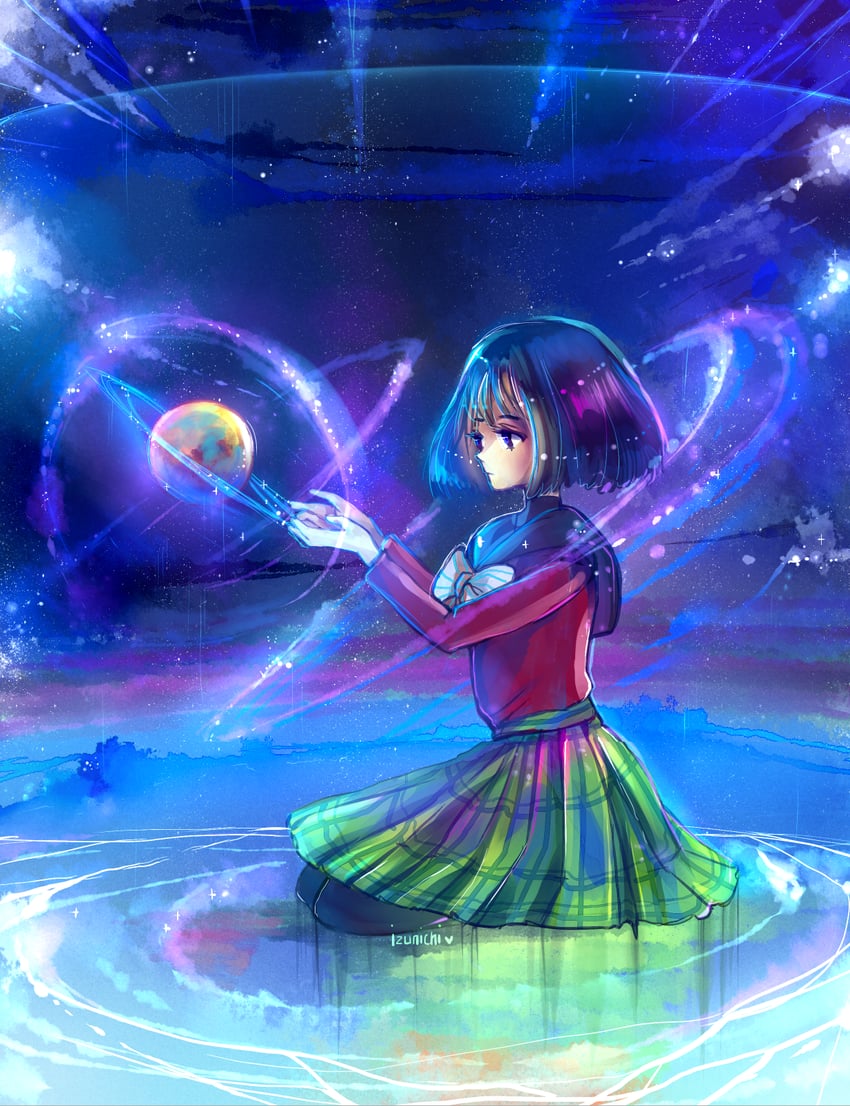 tomoe hotaru (bishoujo senshi sailor moon) drawn by izunichi