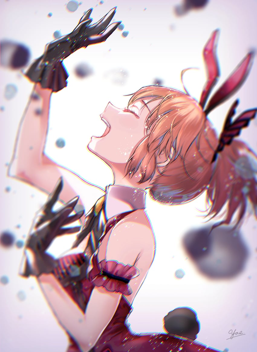 abe nana (idolmaster and 2 more) drawn by yae_(mono110)