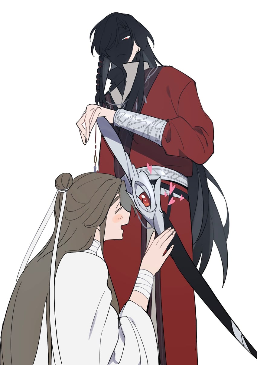 xie lian and hua cheng (tianguan cifu) drawn by manjuyawaraka