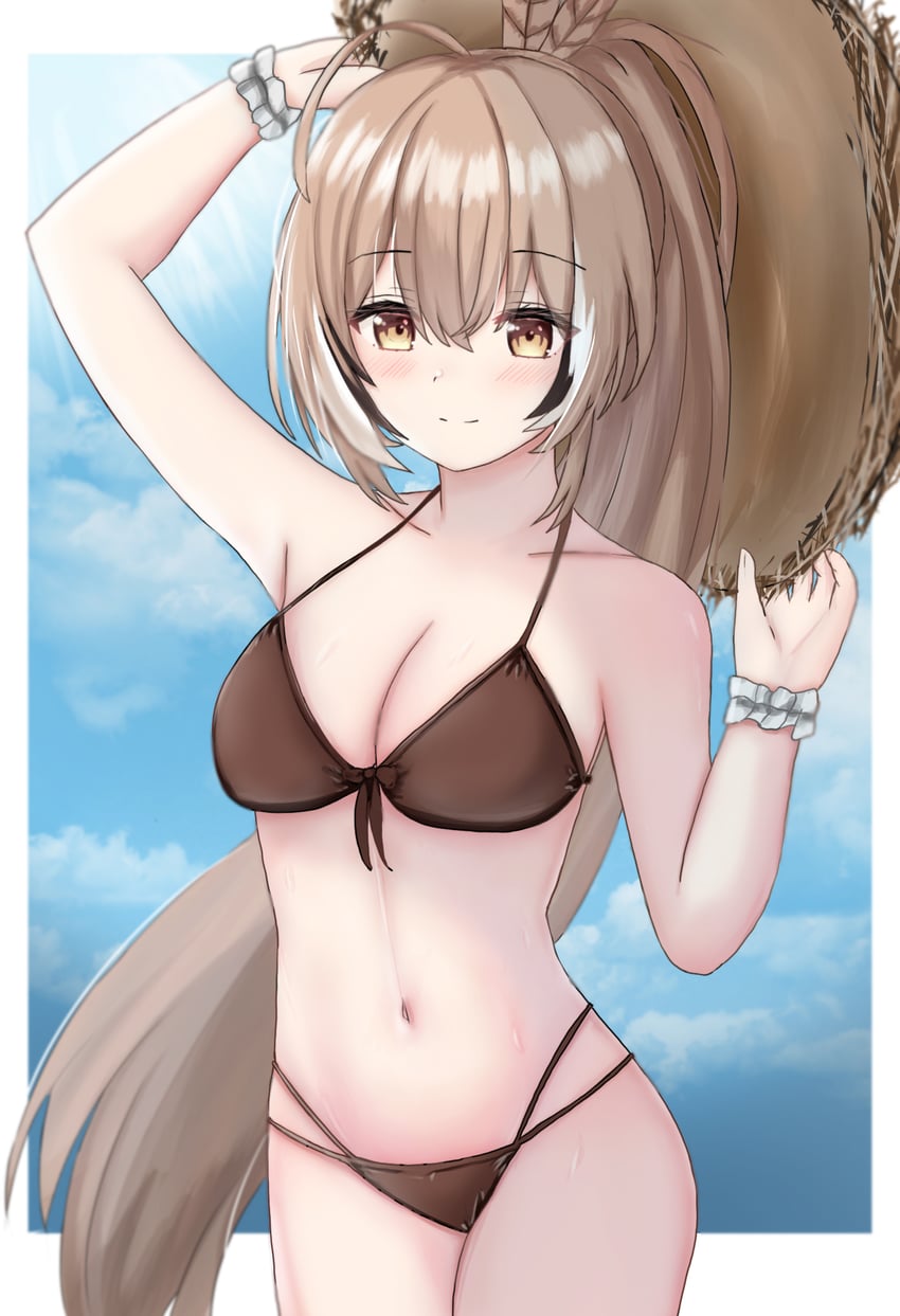 nanashi mumei (hololive and 1 more) drawn by vitian