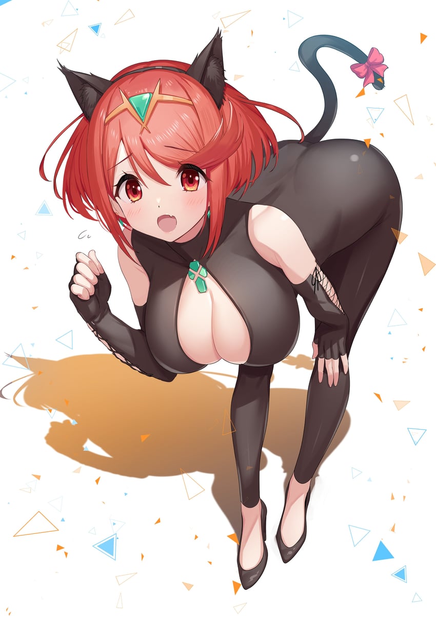 pyra (xenoblade chronicles and 1 more) drawn by green322