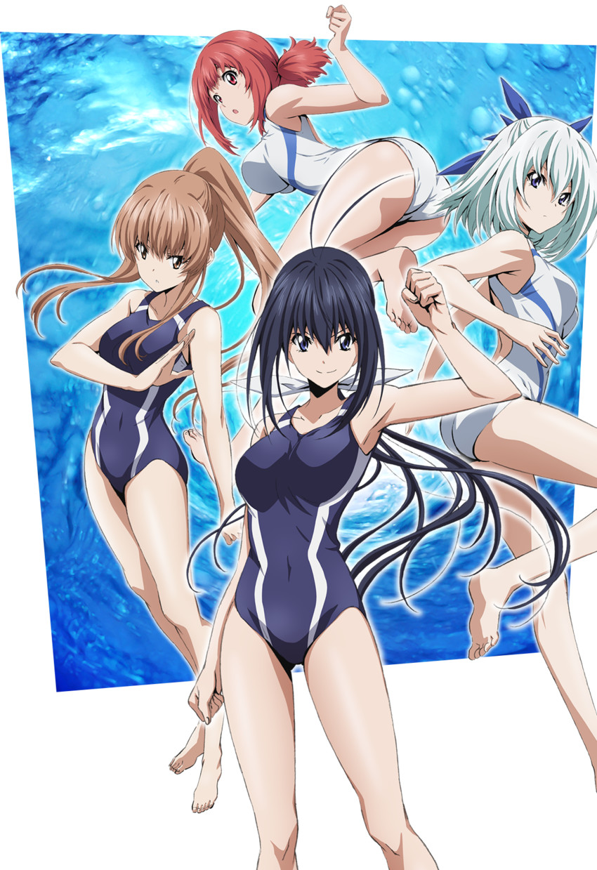 kaminashi nozomi, miyata sayaka, aoba kazane, and toyoguchi non (keijo!!!!!!!!)