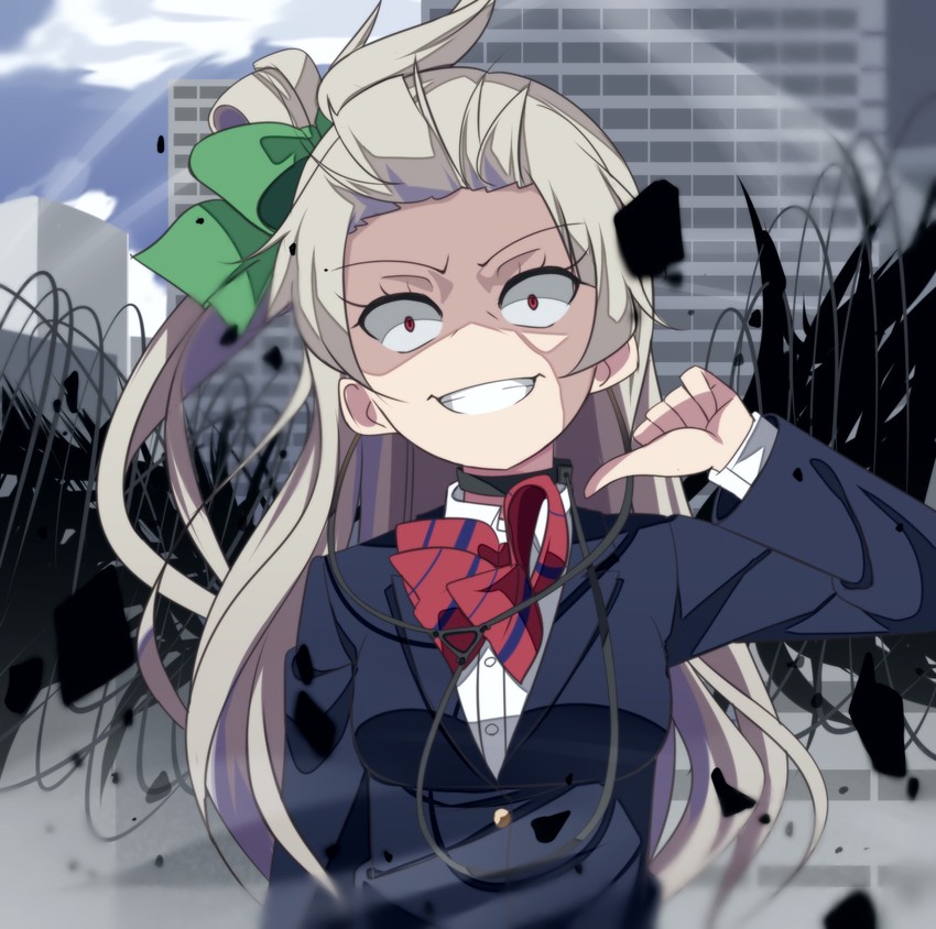 minami kotori and accelerator (love live! and 2 more) drawn by muse_loss
