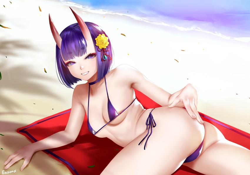 shuten douji (fate and 1 more) drawn by easonx