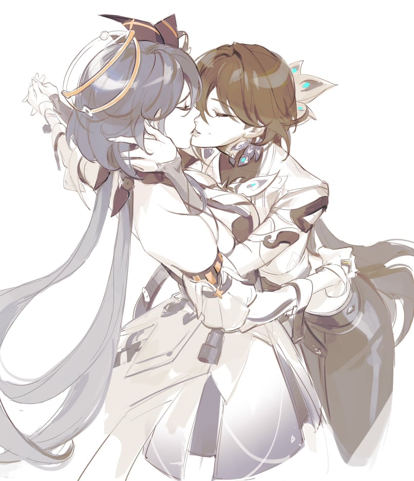 griseo and vita (honkai and 1 more) drawn by crmnlmlfhntr
