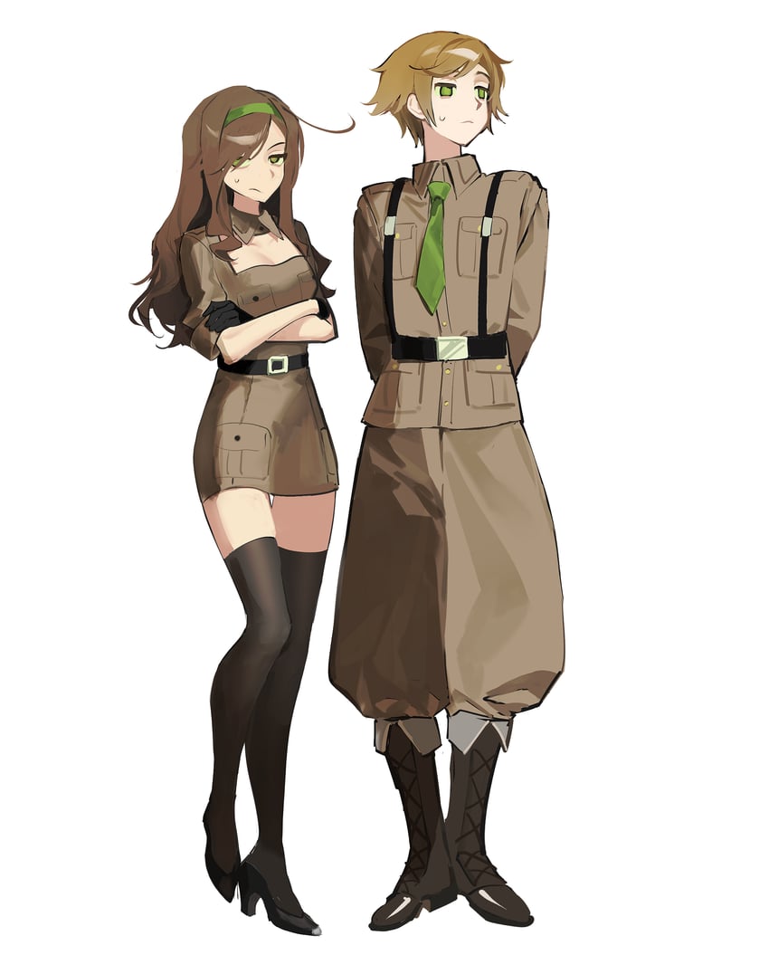 belgium and southern italy (axis powers hetalia) drawn by kaminai404