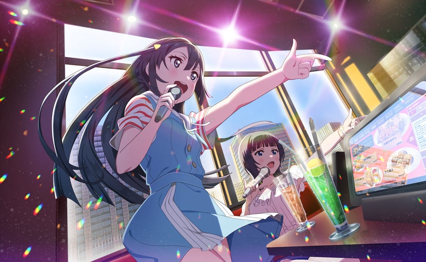 yuki setsuna and asaka karin (love live! and 2 more)