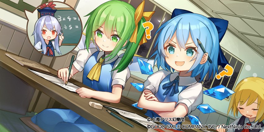 cirno, rumia, kamishirasawa keine, and daiyousei (touhou and 1 more) drawn  by rk_(rktorinegi) | Danbooru