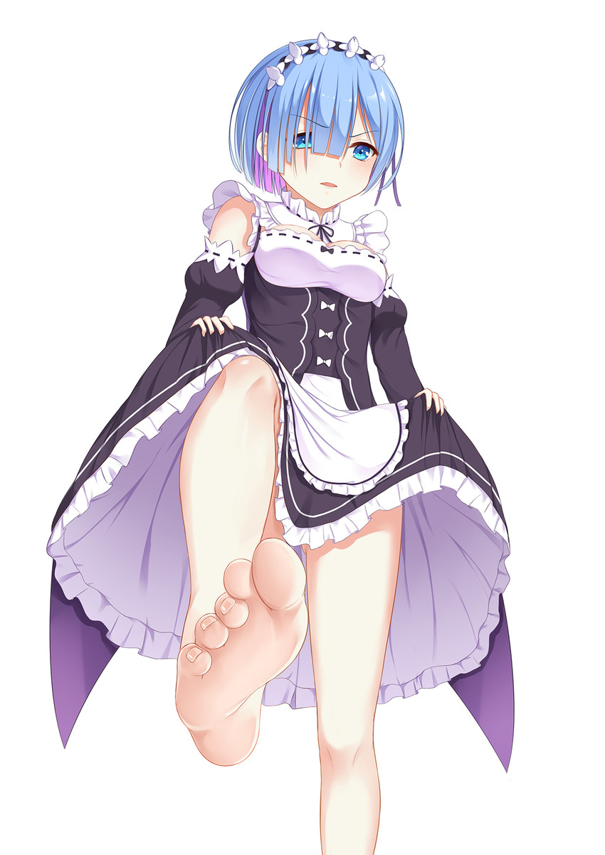 rem (re:zero kara hajimeru isekai seikatsu) drawn by flan_(seeyouflan)