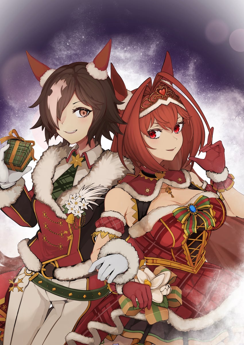 daiwa scarlet and vodka (umamusume) drawn by konpota_(kon_potamk2)