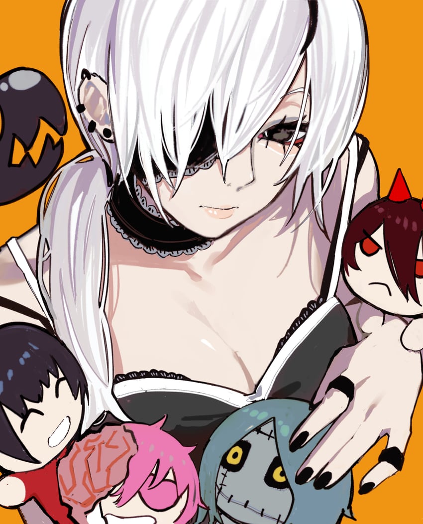 quanxi, cosmo, pingtsi, tsugihagi, and long (chainsaw man) drawn by sailen0