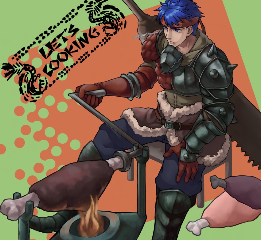 ike (fire emblem and 2 more) drawn by tamaro_pompom