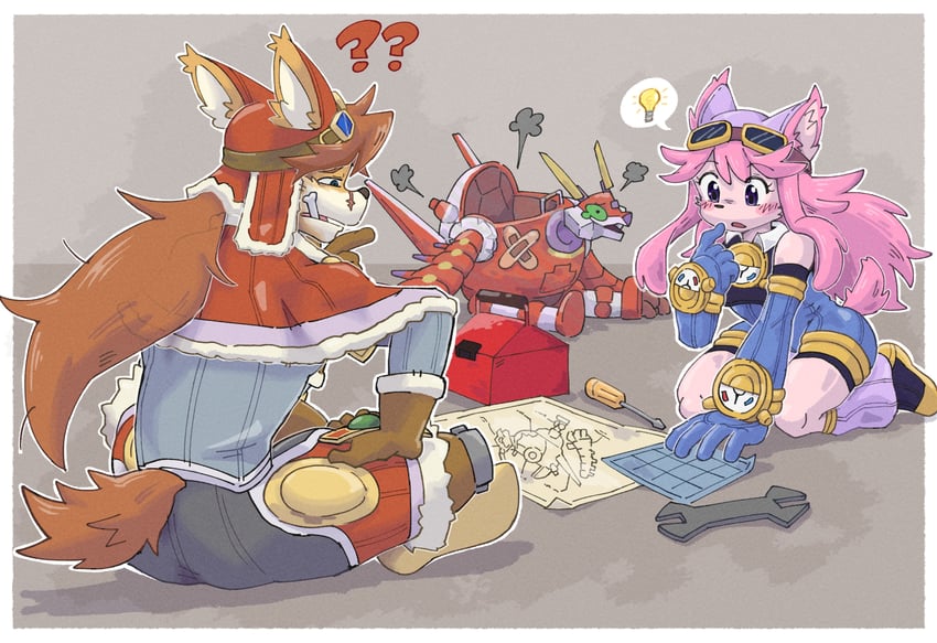 red savarin and chocolat gelato (little tail bronx and 1 more) drawn by alm_lobo