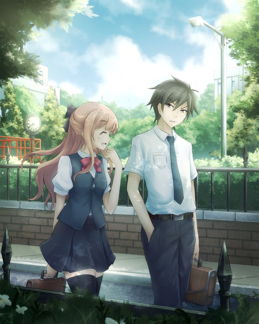 sera mizuki and kiryuu nagisa (classroom crisis) drawn by asakurashinji