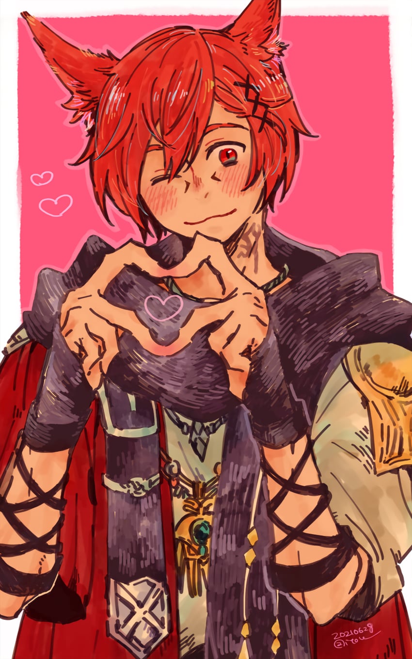 g'raha tia (final fantasy and 1 more) drawn by itowo_(itowc)