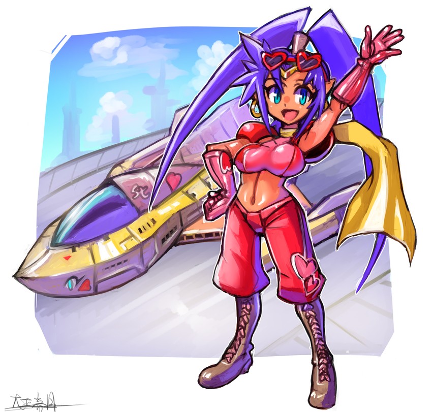 shantae, princia ramode, and spark moon (shantae and 1 more) drawn by oomasa_teikoku