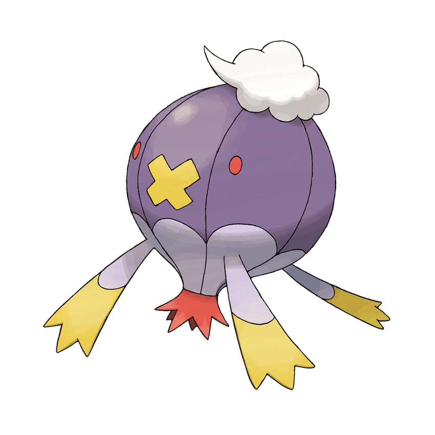 drifblim (pokemon and 1 more) drawn by sugimori_ken