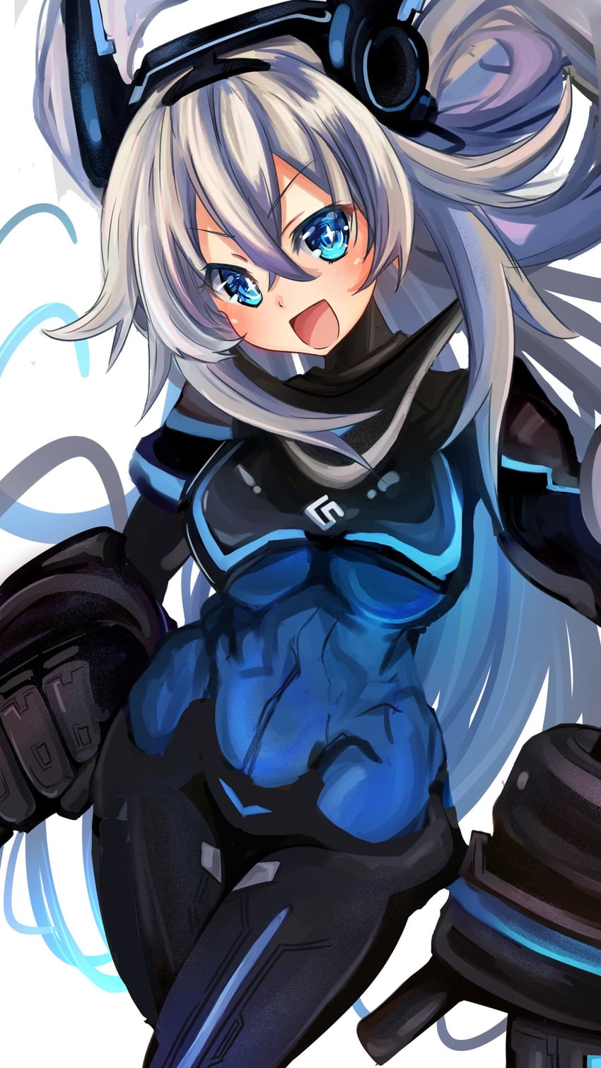 black heart and next black (neptune and 1 more) drawn by misaki_(nounaikakusan)