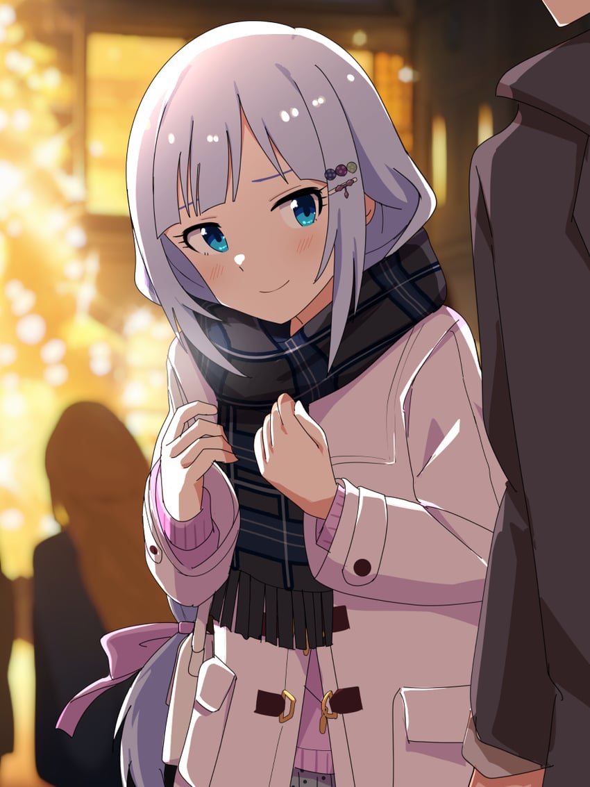 shiraishi tsumugi (idolmaster and 2 more) drawn by trinitro_t