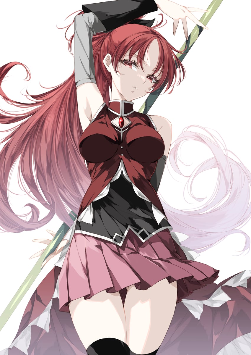 sakura kyoko (mahou shoujo madoka magica) drawn by misteor