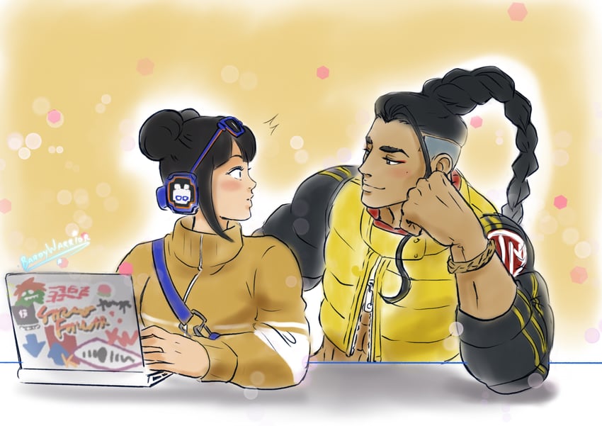 jamie siu and li-fen (street fighter and 1 more) drawn by bardy_warrior