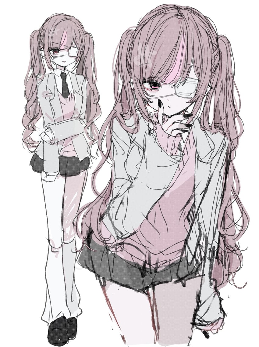 gato chocola (indie virtual youtuber and 1 more) drawn by mi_398