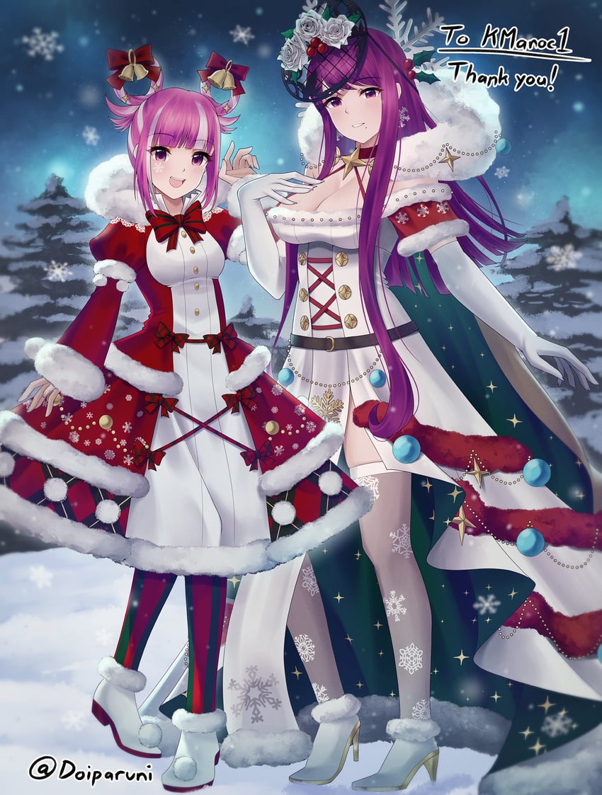 ivy and hortensia (fire emblem and 1 more) drawn by doiparuni
