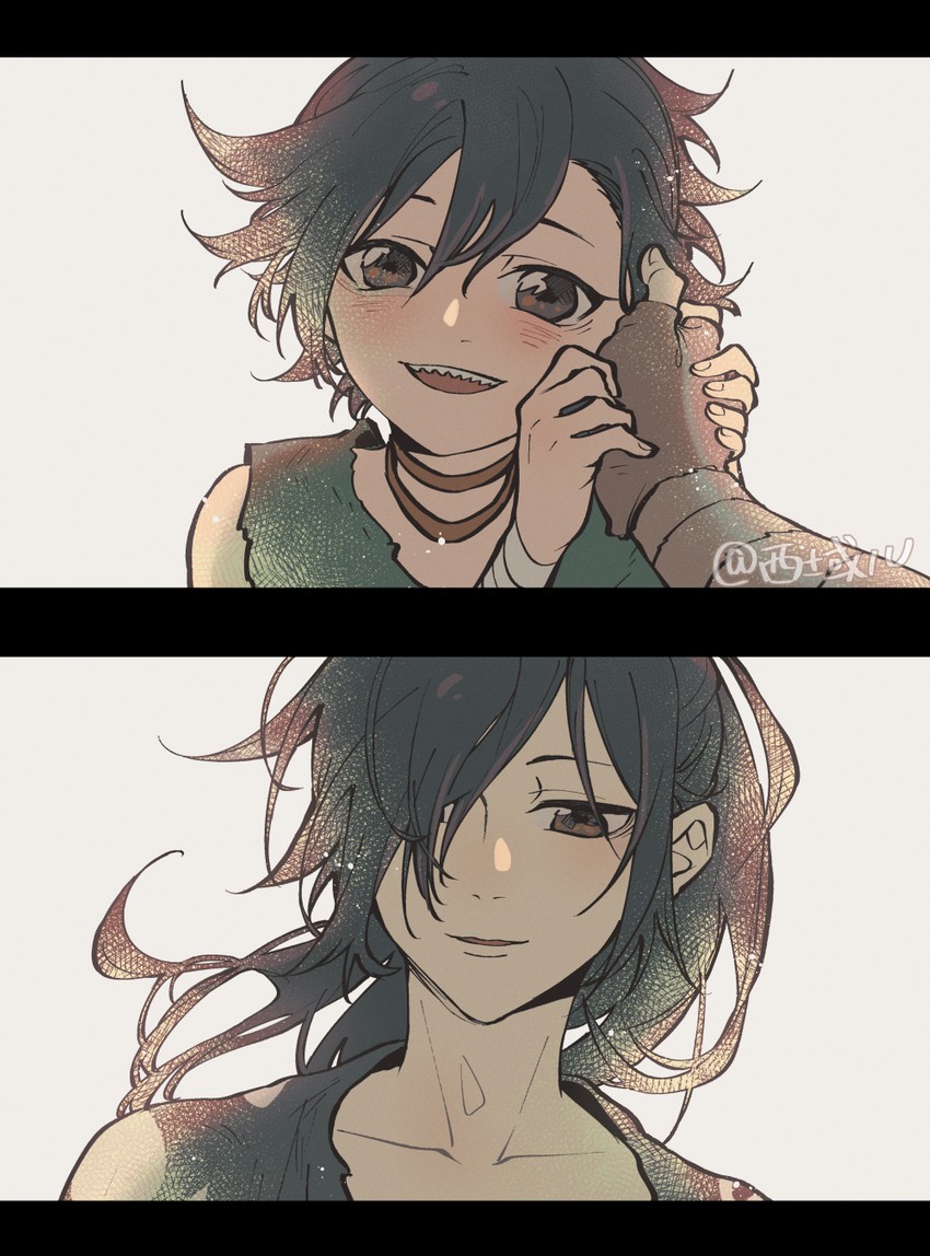 hyakkimaru and dororo (dororo) drawn by xi_yuu