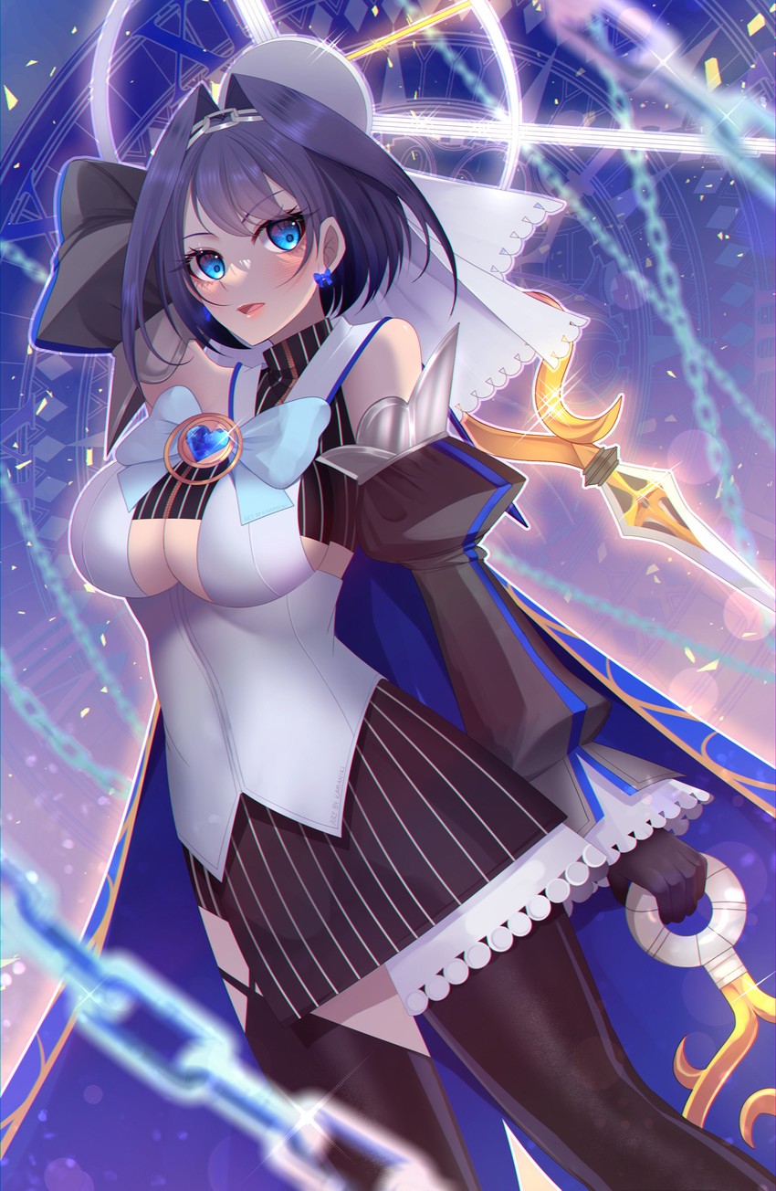 ouro kronii (hololive and 1 more) drawn by kamaniki