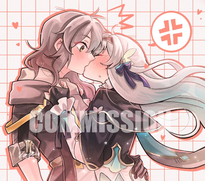 trailblazer, firefly, and stelle (honkai and 1 more) drawn by yoyoray20001996