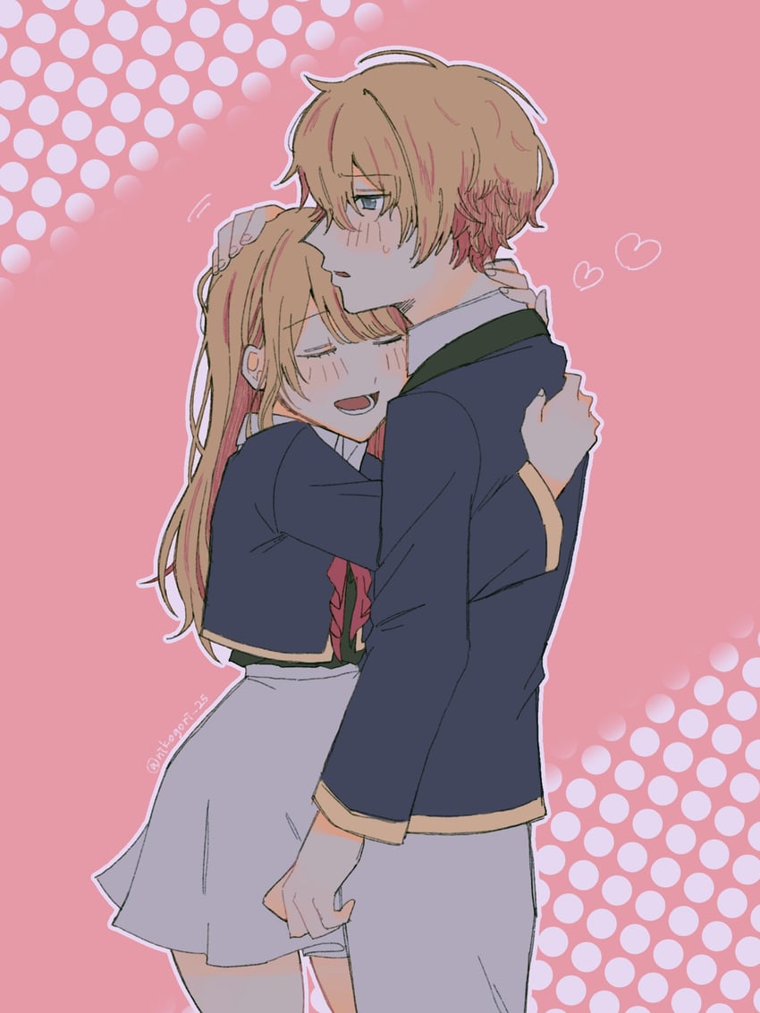 hoshino ruby and hoshino aquamarine (oshi no ko) drawn by nikogori_25