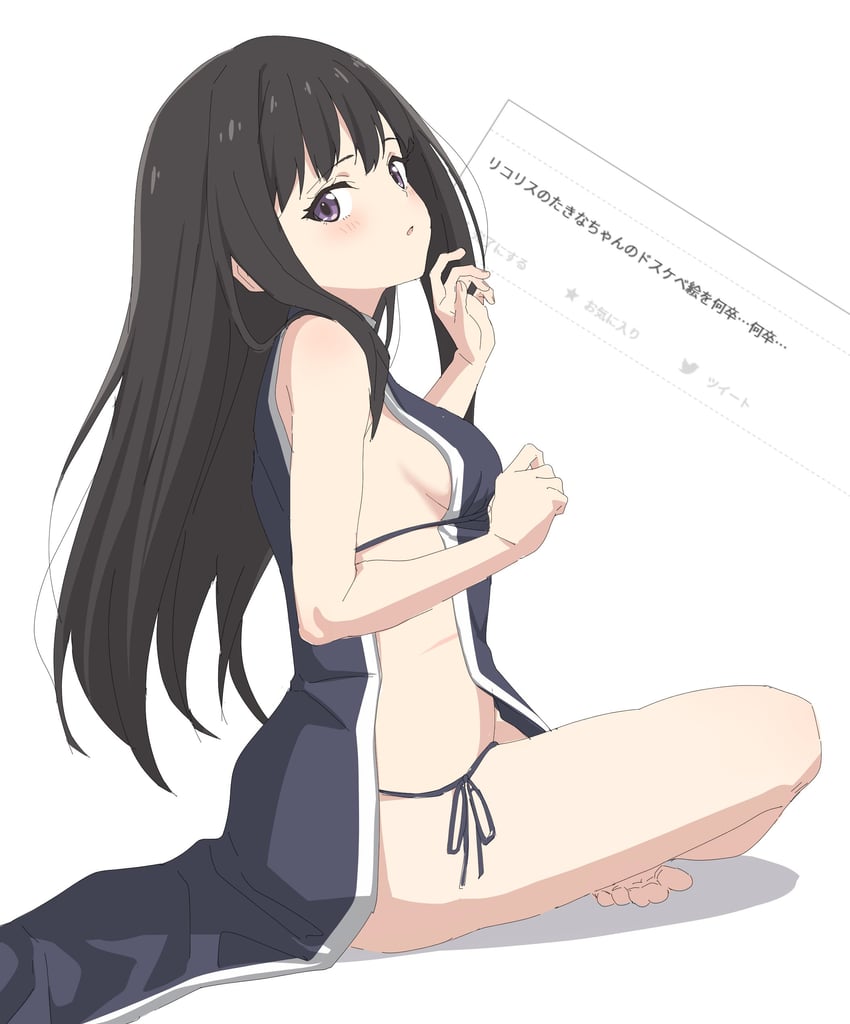 inoue takina (lycoris recoil) drawn by sincos