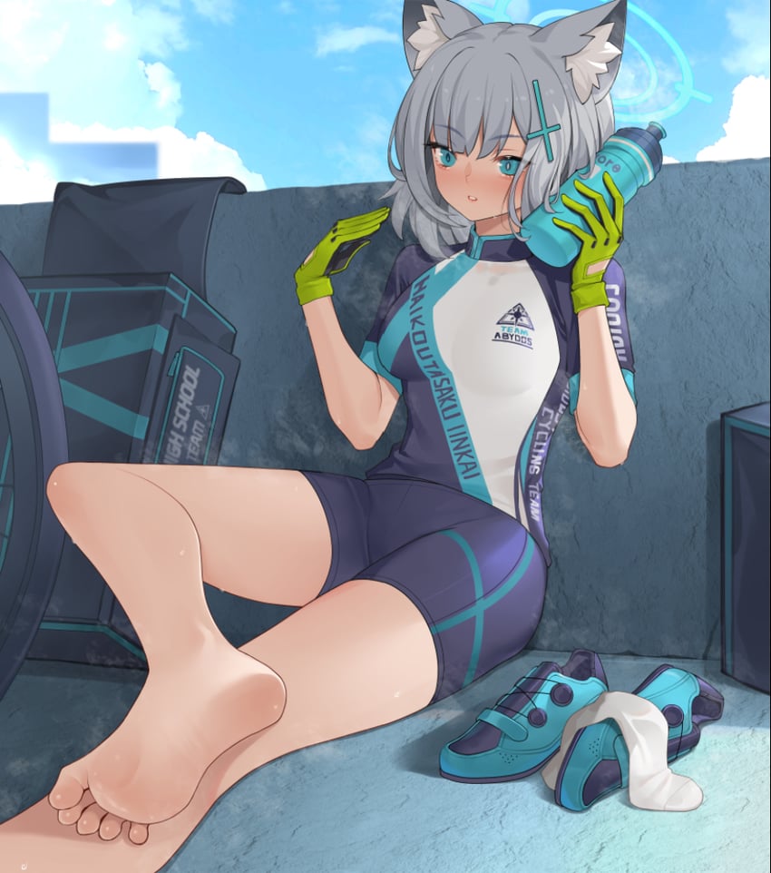shiroko (blue archive) drawn by xssh
