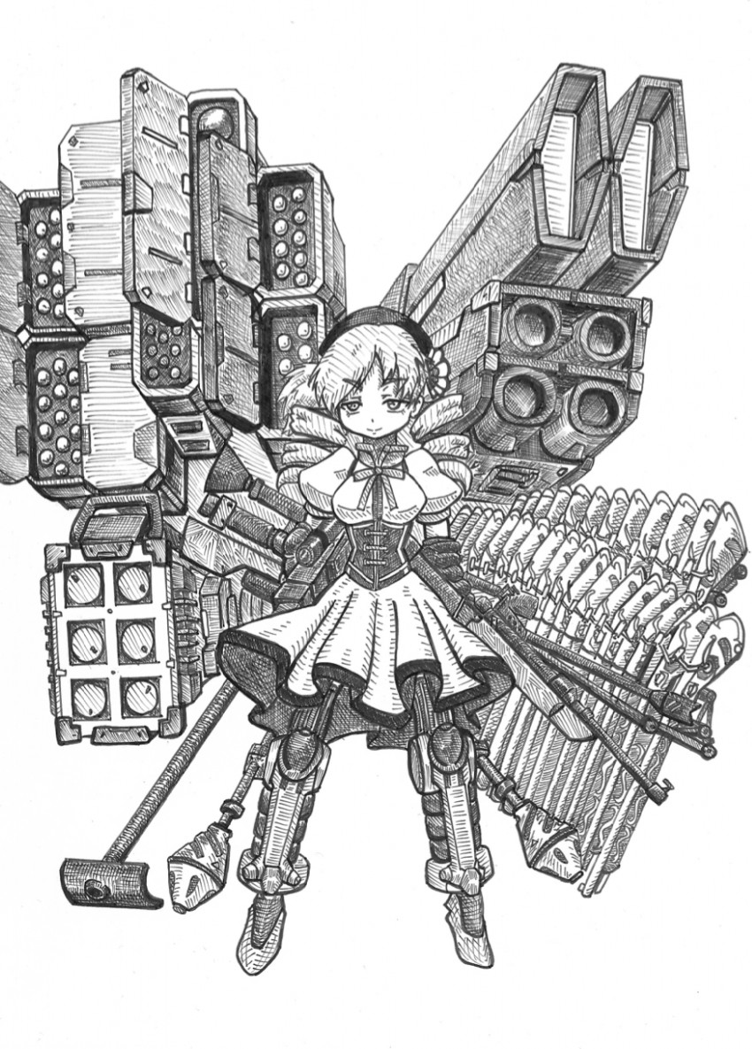 tomoe mami (mahou shoujo madoka magica) drawn by yorihito_(dairininn)