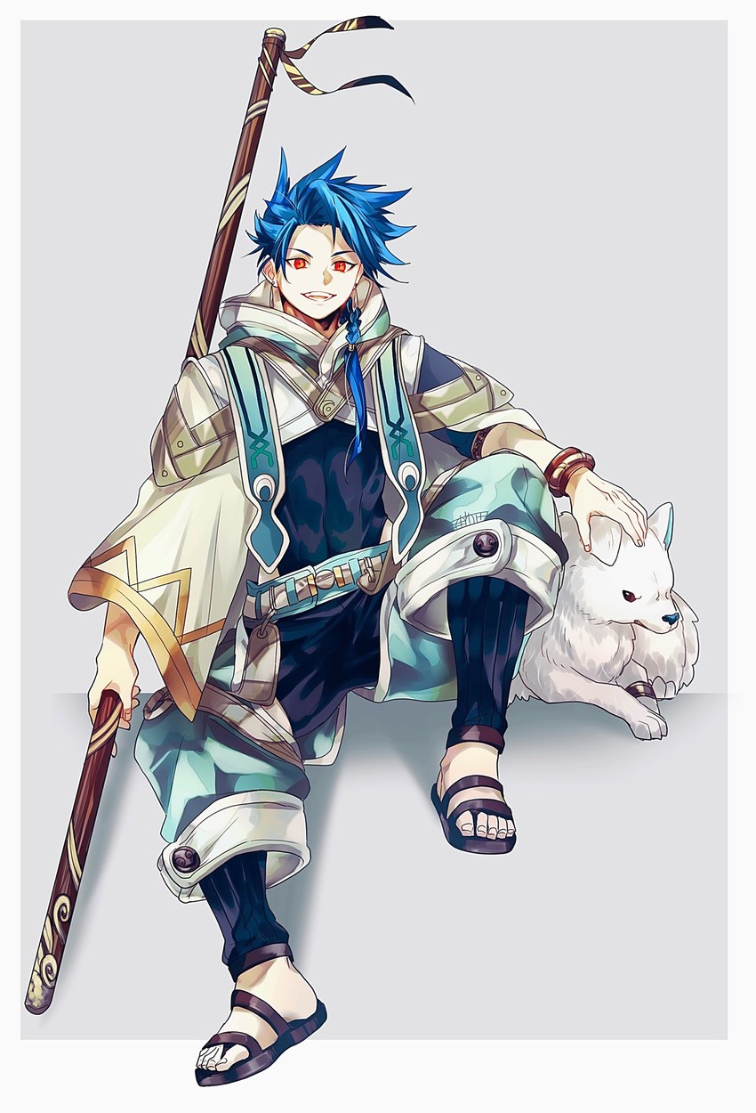 cu chulainn and setanta (fate and 2 more) drawn by u_5ham0