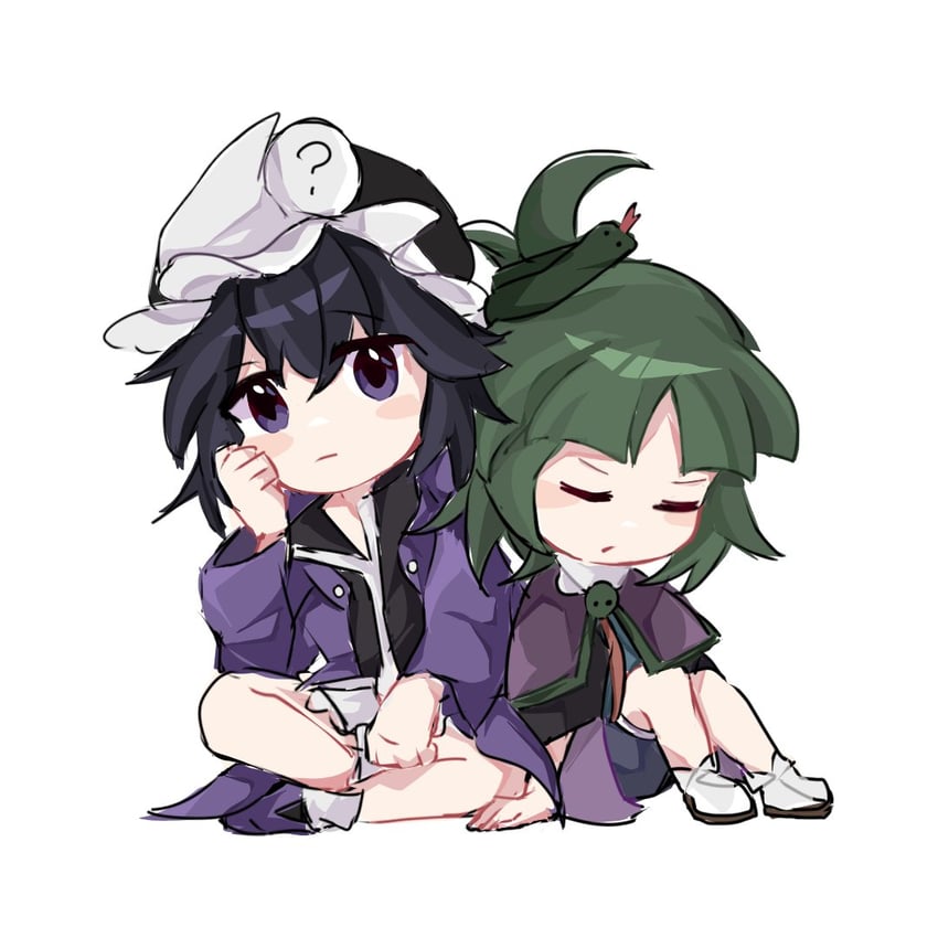 shitodo kuroji and adagumo no saragimaru (len'en) drawn by fensedekaoji