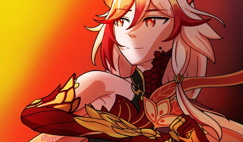 fu hua (honkai and 1 more) drawn by aoinova