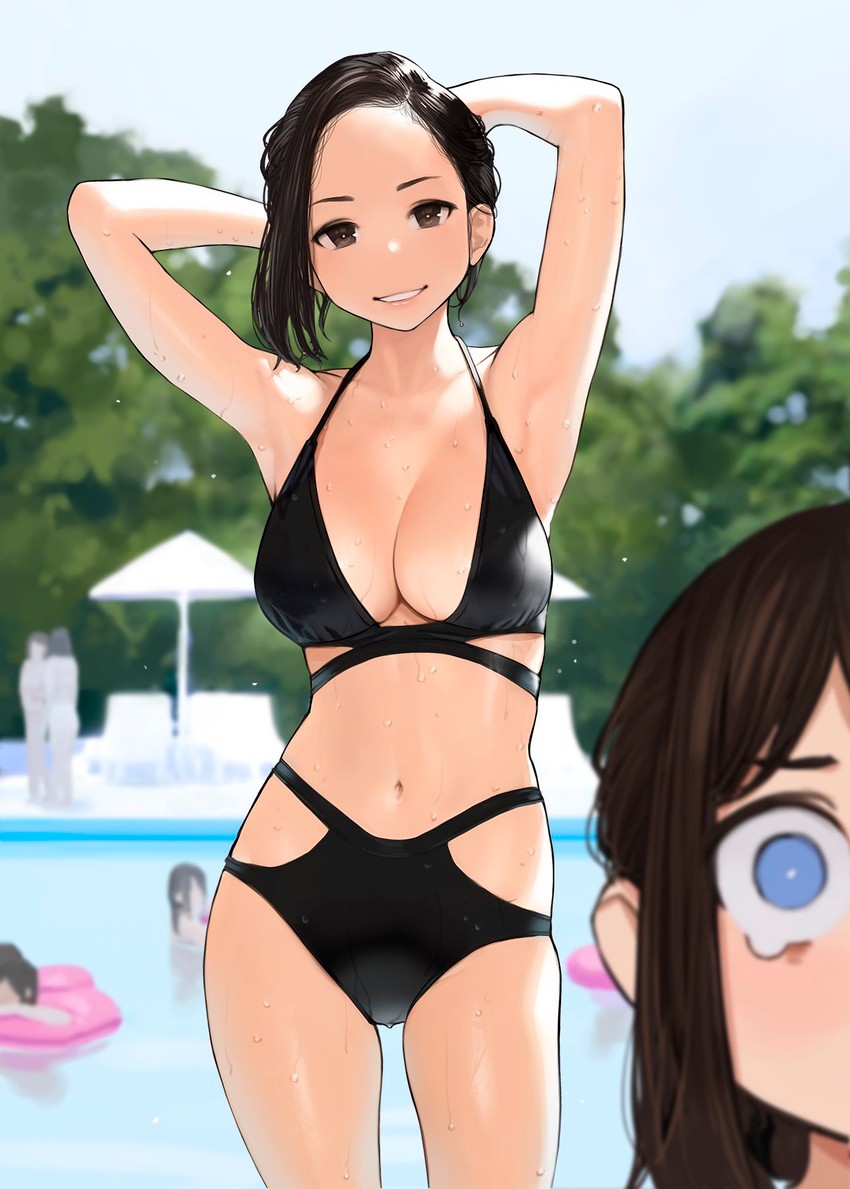 douki-chan and senpai-san (ganbare douki-chan) drawn by yomu_(sgt_epper)